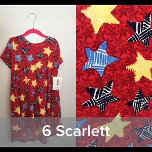 LulaRoe Scarlett, Size 6. Americana.